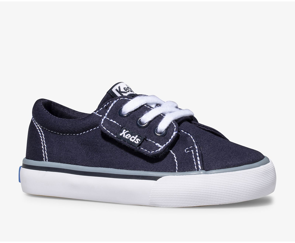 Keds Sneaker Kinder Navy - Jump Kick Jr. Segeltuch - UMJ-789036